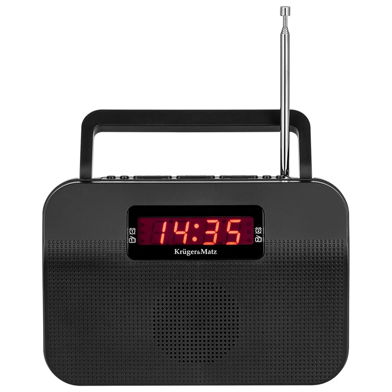 RADIO AM FM PORTABIL CU ALARMA KRUGER&MATZ