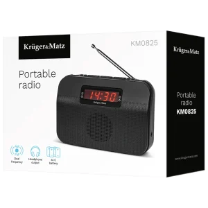 RADIO AM FM PORTABIL CU ALARMA KRUGER&MATZ