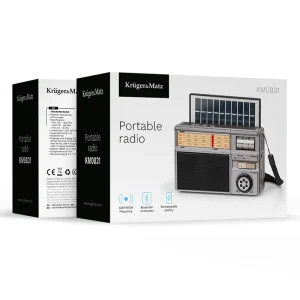 RADIO PORTABIL ANALOG INCARCARE SOLARA KRUGER&MATZ