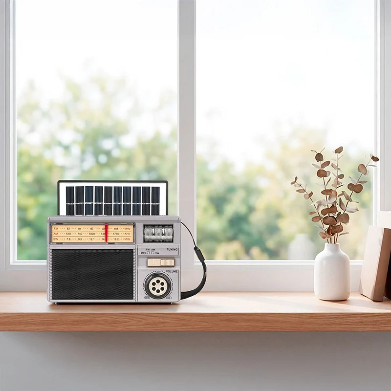 RADIO PORTABIL ANALOG INCARCARE SOLARA KRUGER&MATZ