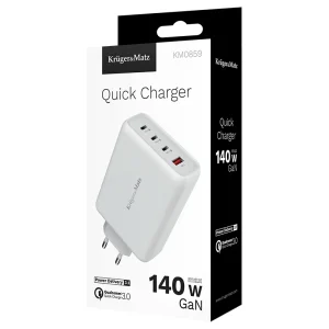 INCARCATOR RETEA PD 3.1 QC 3.0 GAN 140W KRUGER&MATZ