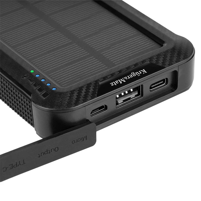 POWER BANK SOLAR 10000 MAH LI-POL KRUGER&MATZ