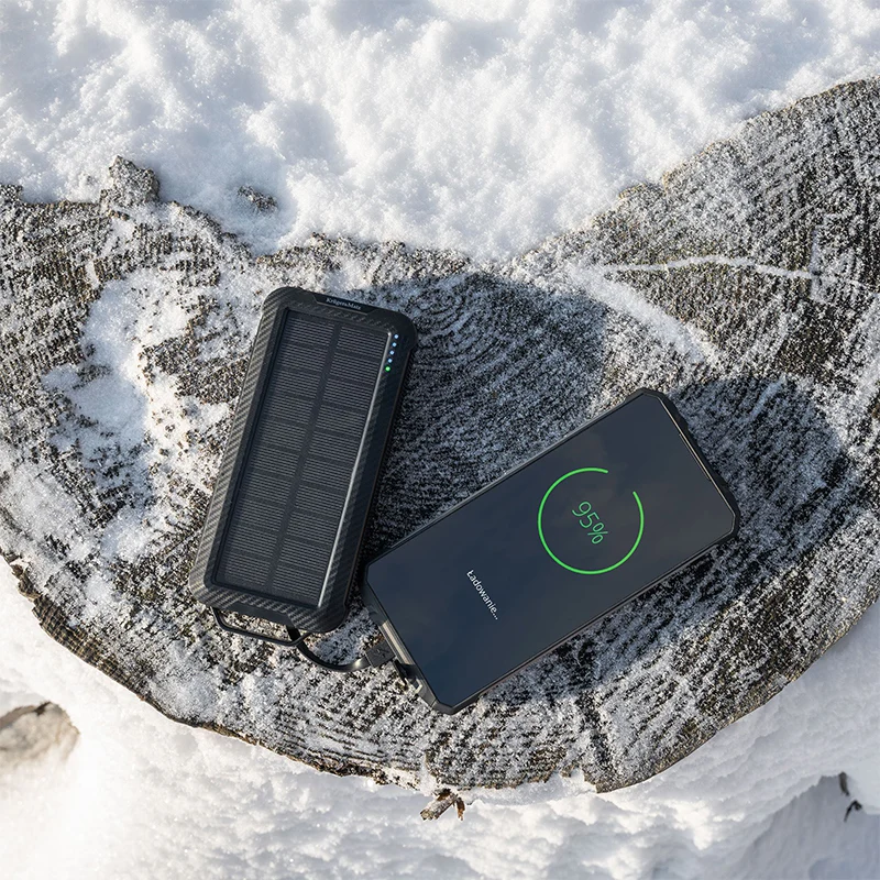 POWER BANK SOLAR 10000 MAH LI-POL KRUGER&MATZ