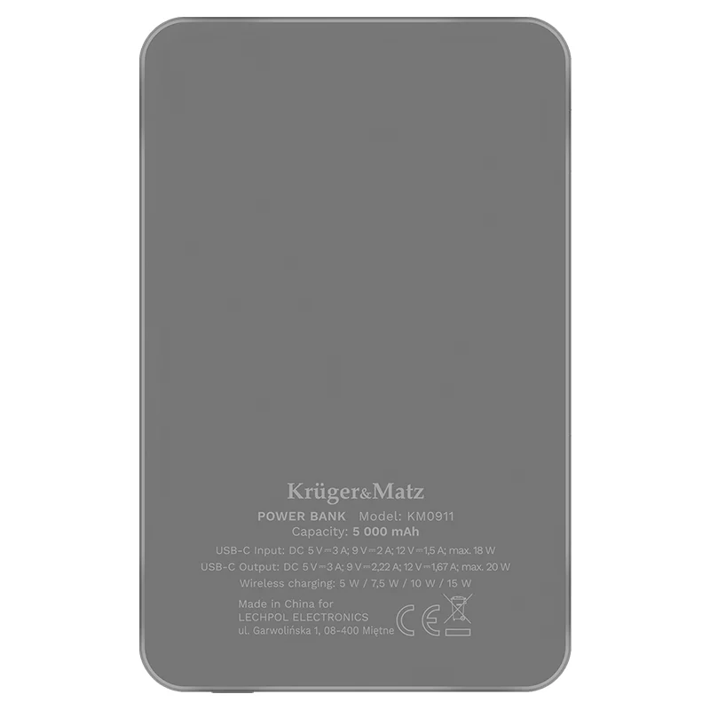 POWER BANK 5000 MAH MAG SAFE KRUGER&MATZ