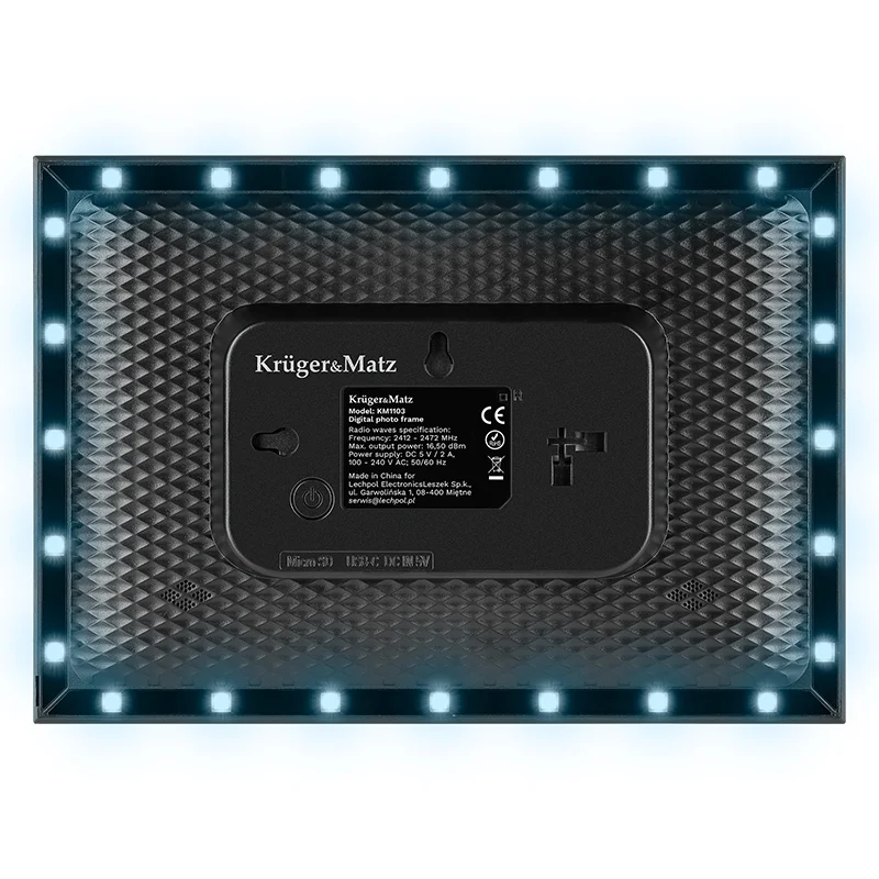 KM1103@5 RAMA FOTO DIGITALA WIFI 10.1 FRAMEO AMBILIGHT KRUGER&MA
