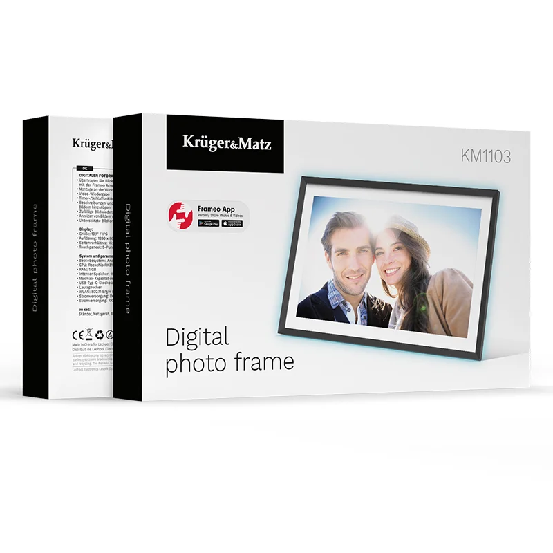 KM1103@8 RAMA FOTO DIGITALA WIFI 10.1 FRAMEO AMBILIGHT KRUGER&MA