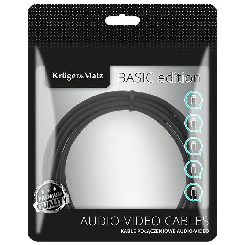 CABLU HDMI - HDMI 1M BASIC K&M