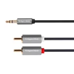 KM1215 CABLU JACK 3.5 - 2RCA 10M BASIC K&M