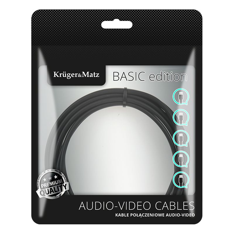 KM1234@2-1 CABLU USB - MICRO USB 0.2M BASIC K&M