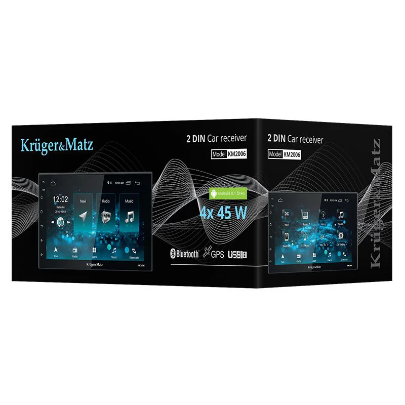 KM2006@5 PLAYER AUTO 2 DIN ANDROID 10 KRUGER&MATZ