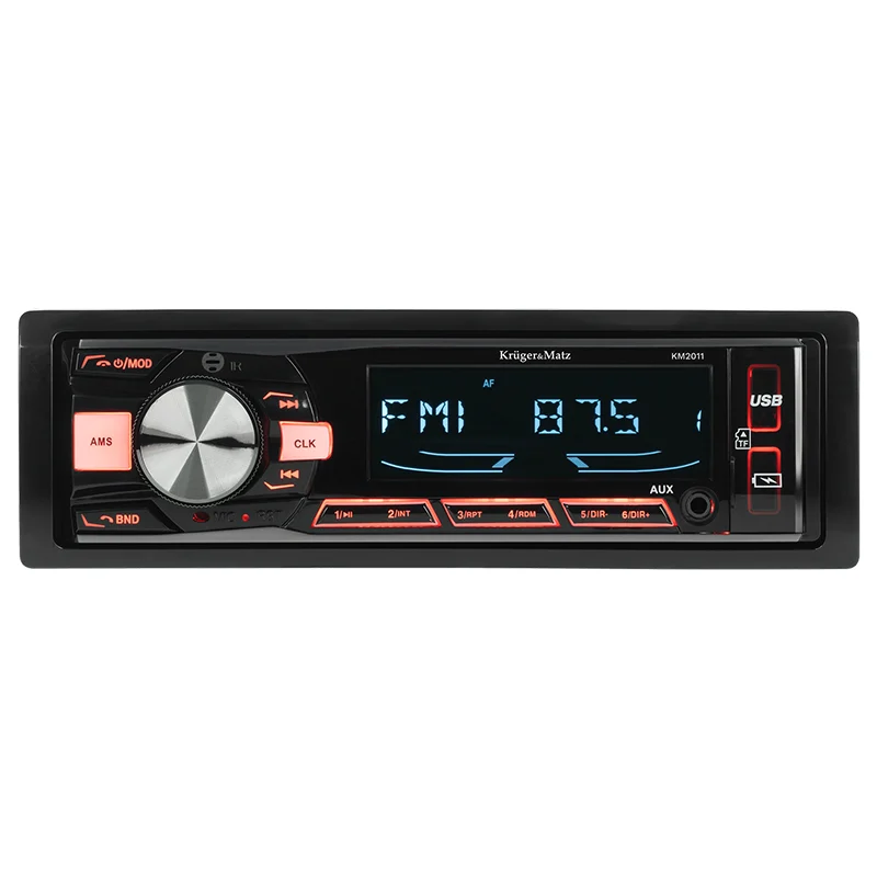 KM2011@1 PLAYER AUTO 1 DIN 4X25W KRUGER&MATZ