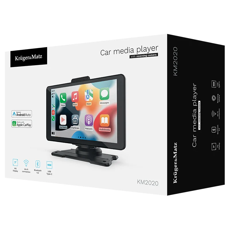 STATIE MULTIMEDIA ANDROID AUTO APPLE CAR KRUGER&MATZ