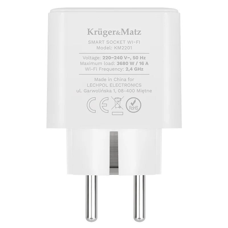 PRIZA SMART WIFI CONNECT P3 TUYA KRUGER&MATZ