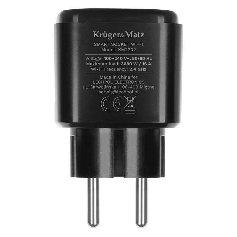 PRIZA SMART WIFI CONNECT P4 TUYA KRUGER&MATZ