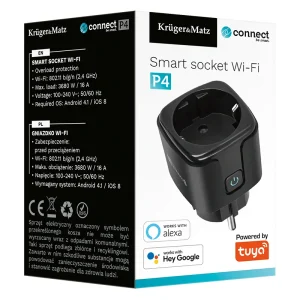 PRIZA SMART WIFI CONNECT P4 TUYA KRUGER&MATZ