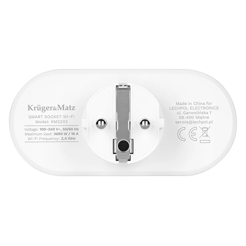 PRIZA SMART WIFI CONNECT P5 TUYA KRUGER&MATZ