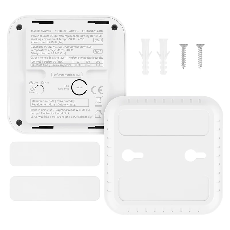 SENZOR MONOXID DE CARBON CONNECT S10 TUYA KRUGER&MATZ