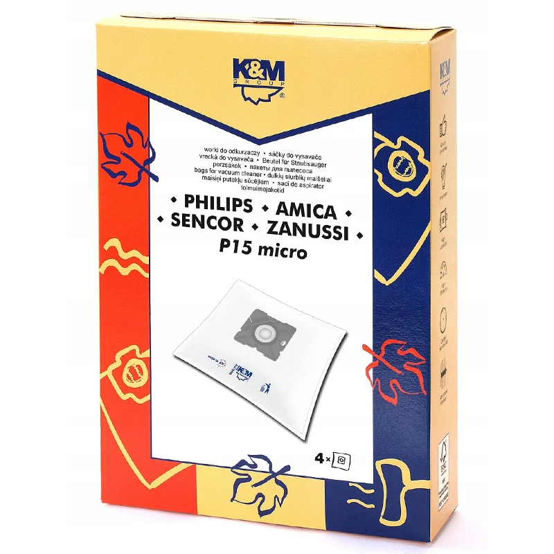 KMP15MICRO@1 FILTRU ASPIRATOR 4 BUC K&M