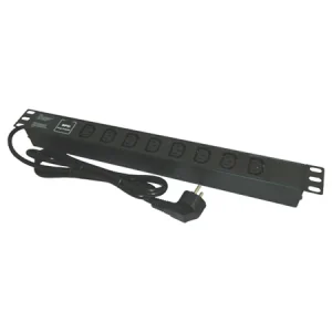 KOM-EMT12 PDU RACK 19 INCH 8 PRIZE C13 16A 2M EMTEX