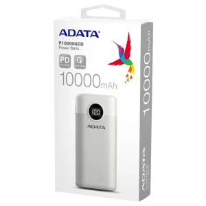 KOM-P10000QCD@2 POWER BANK 10000MAH QC 3.0 PD 22.5W ADATA