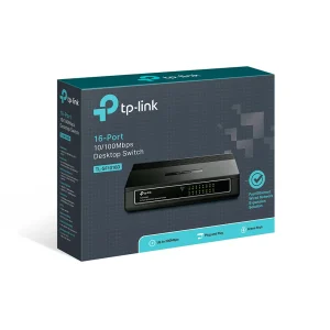 KOM-SF1016D@4 SWITCH 16 PORTURI TP-LINK TL-SF1016D 10/100MBS TP-LINK
