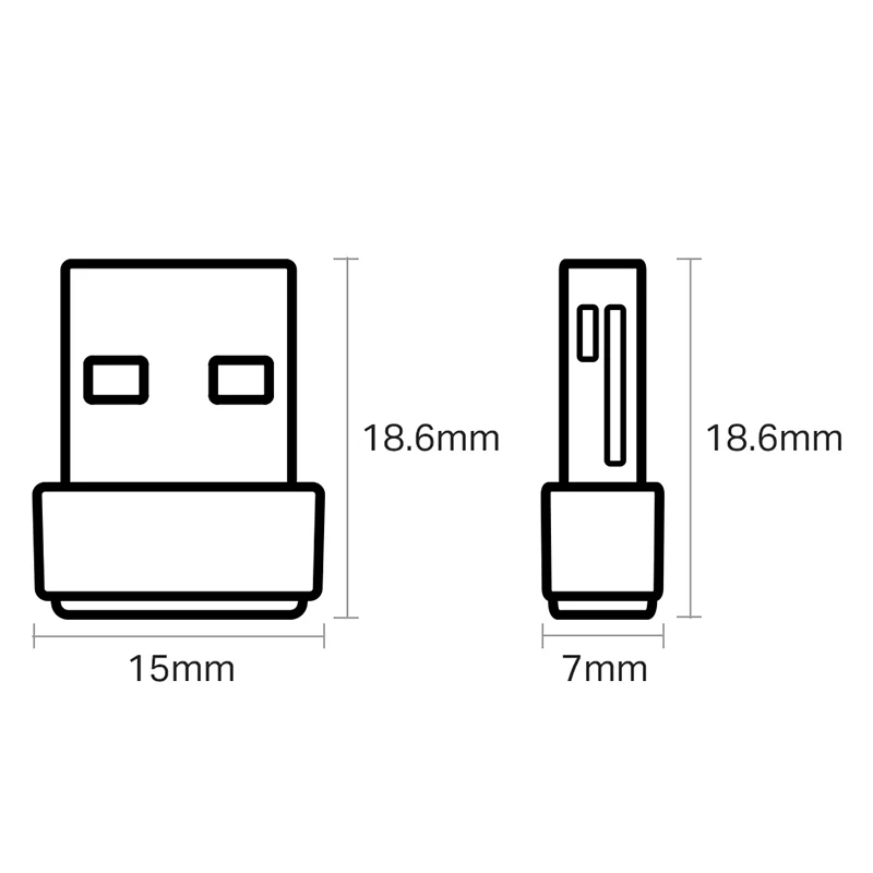 ADAPTOR WIRELESS AC600 DUALBAND ARCHER T2U NANO TP-LINK