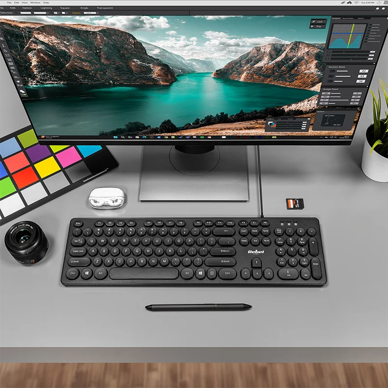 KOM1029@6 TASTATURA CU FIR WDK100 REBEL