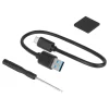 KOM1202@3 RACK ALUMINIU SSD M2 USB TIP C 3.1 REBEL