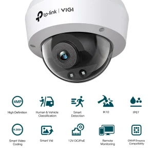 CAMERA SUPRAVEGHERE 4MP DOME 2.8MM VIGI TP-LINK