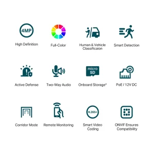 CAMERA SUPRAVEGHERE TURRET FULLCOLOR 2.8MM VIGI TP-LINK