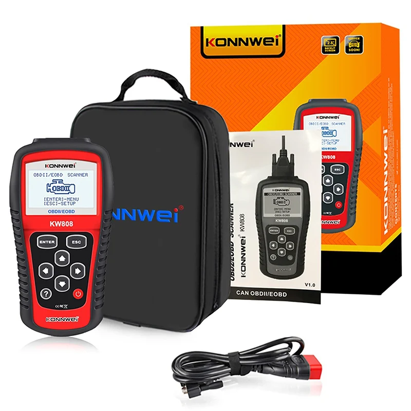 KW808@9 MULTIMETRU DIAGNOZA AUTO OBD2 KW808 KONNWEI
