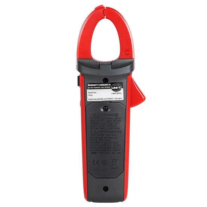 MIE0189@2 CLAMPMETRU DIGITAL 600A TRUE RMS UT216C UNI-T