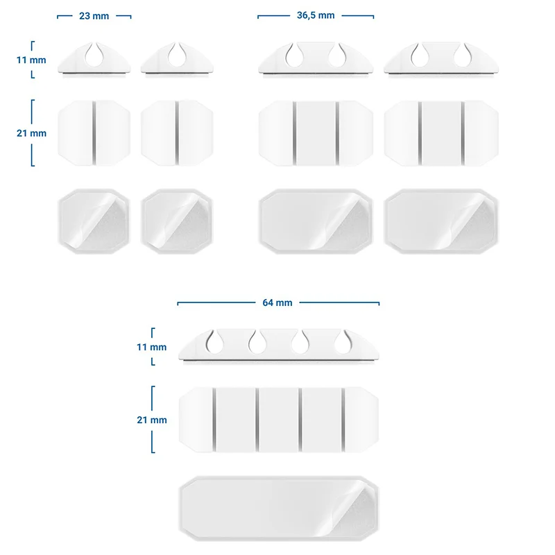 CABLE HOLDER SET 5 BUC
