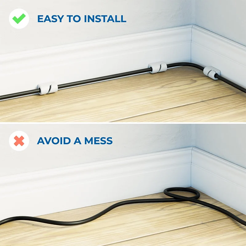 CABLE CLIPS SET 4 BUC