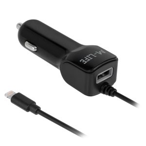 INCARCATOR AUTO LIGHTNING + USB 2100MA M-LIFE