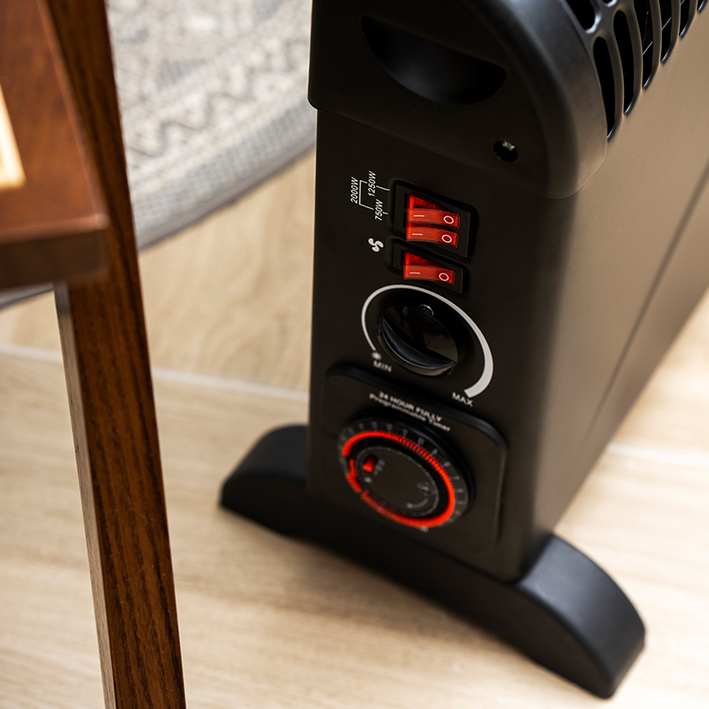 CONVECTOR INCALZIRE 3 TREPTE NEGRU 2000W MESKO