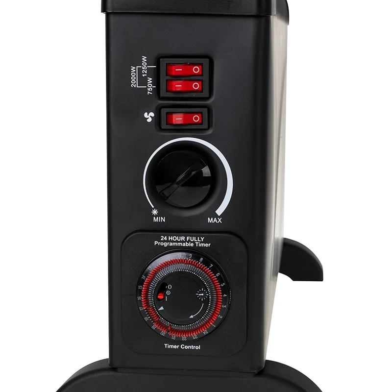 MS7741B@6 CONVECTOR INCALZIRE 3 TREPTE NEGRU 2000W MESKO