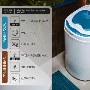 MASINA DE SPALAT RUFE PORTABILA MS 8053 MESKO