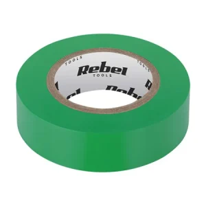 BANDA IZOLATOARE 0.13X19X20YD VERDE REBEL