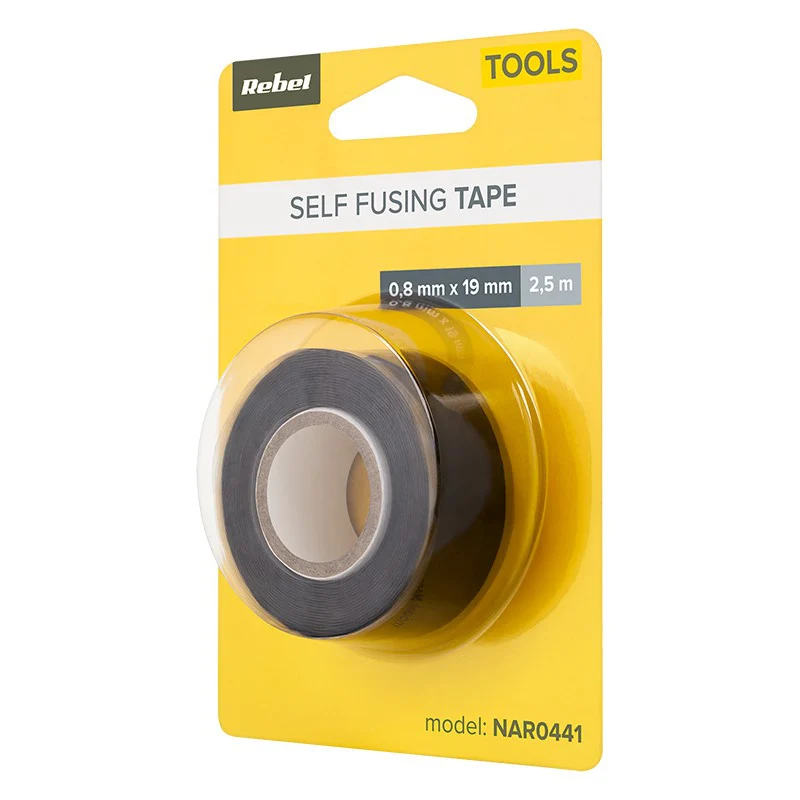 BANDA AUTOVULCANIZANTA 0.8X19MMX2.5M REBEL