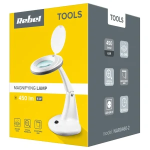 NAR0460-2@3 LAMPA CU LUPA 5 DIOPTRII 6W REBEL