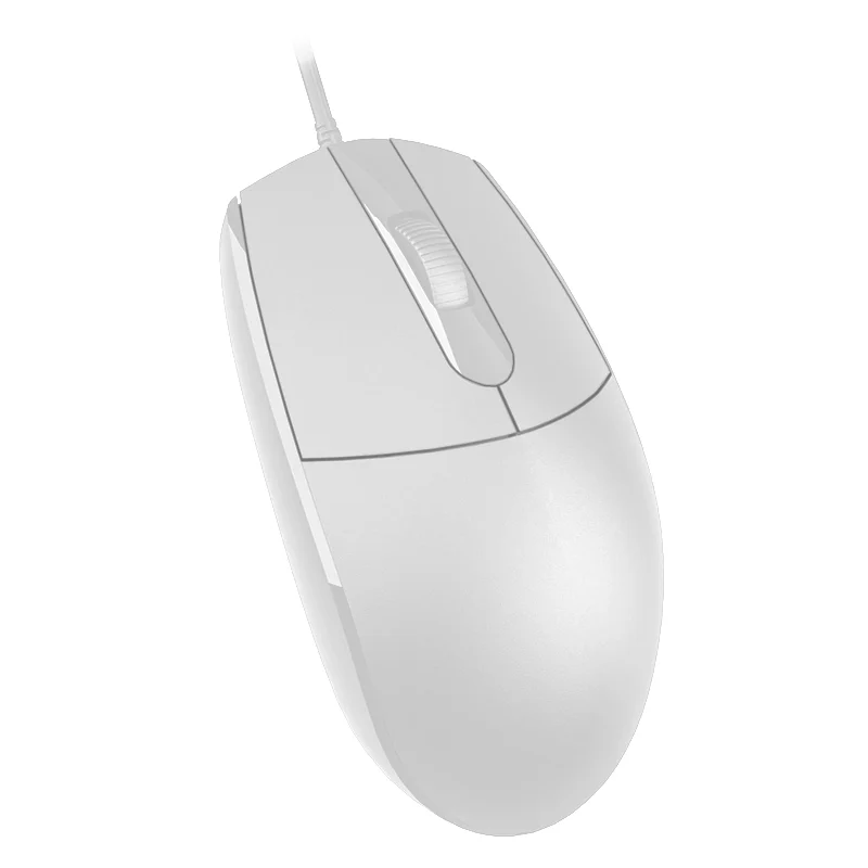 MOUSE USB 3D BASIC 1000 DPI ALB OMEGA