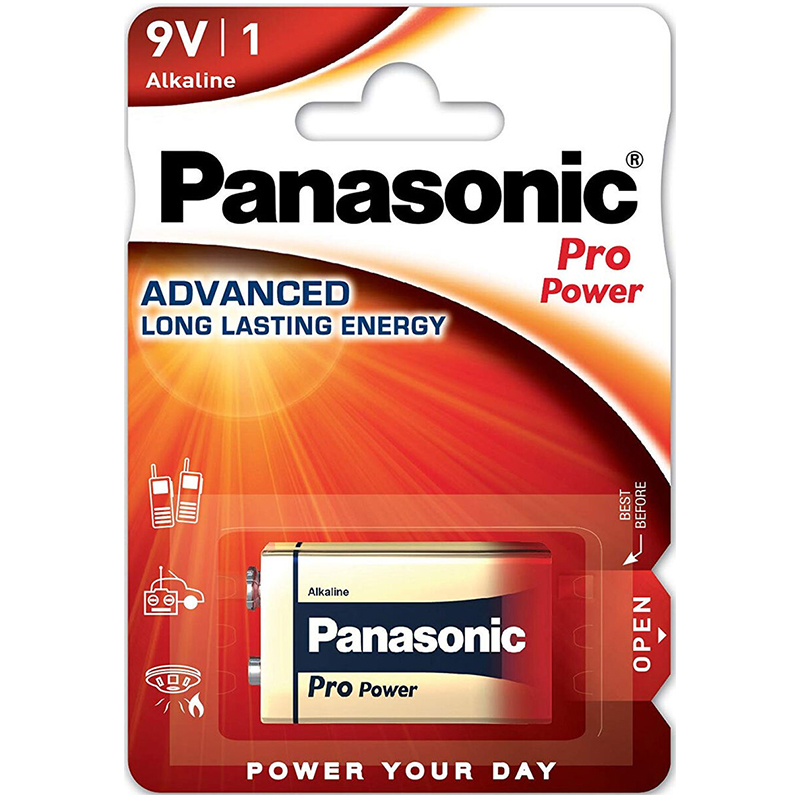 BATERIE 9V BLISTER 1 PRO POWER PANASONIC