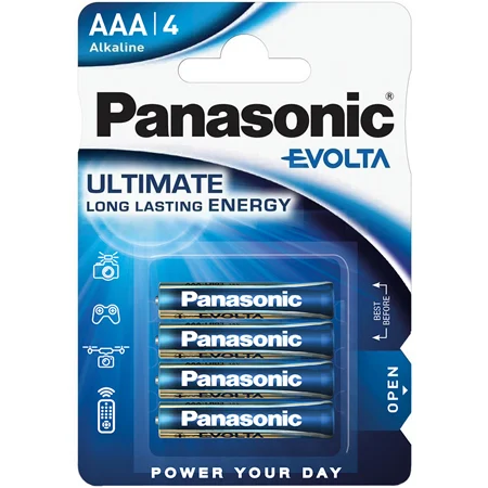 BATERIE LR03 BLISTER 4 PANASONIC EVOLTA