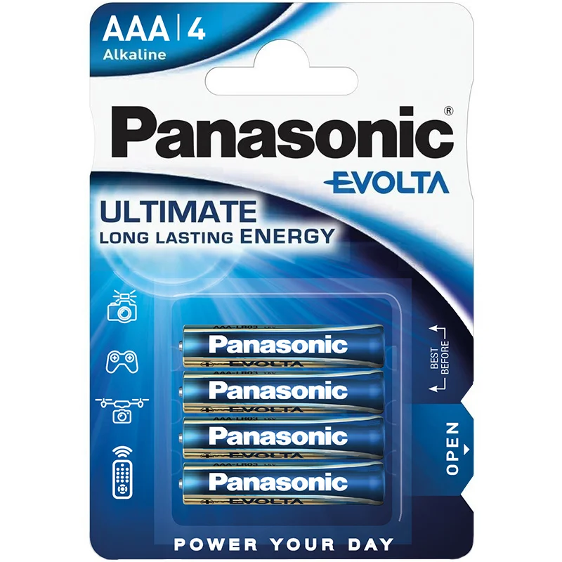 BATERIE LR03 BLISTER 4 PANASONIC EVOLTA