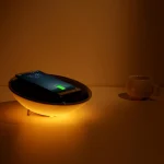 LAMPA LED 10W INCARCARE WIRELESS QI PLATINET