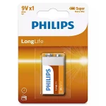 BATERIE PHILIPS 9V 6F22 LONGLIFE B1 BLISTER PHILIPS