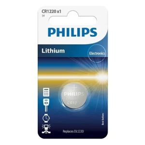 PH-CR1220_00B BATERIE LITHIUM CR1220 BLISTER 1 BUC PHILIPS