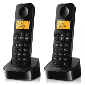 TELEFON DECT D2602 NEGRU PHILIPS