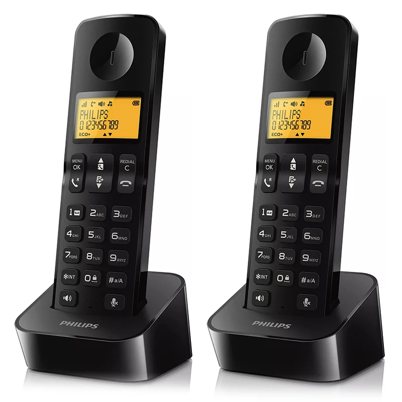 TELEFON DECT D2602 NEGRU PHILIPS